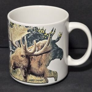 Moose Ceramic Mug By Gardner ~ Hidden Images Mug Collection~Find 14 Moose
